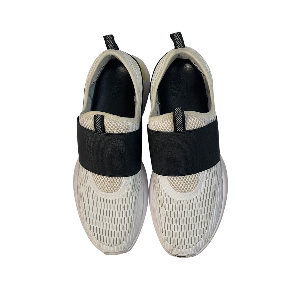 Women's Sorel Kinetic Impact Strap Platform Sneaker White Bolt Size 8 Lug Sole - Picture 3 of 12